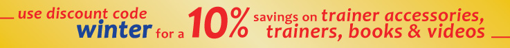 Save 10% off Trainers, Trainer Accessories & Books and Videos