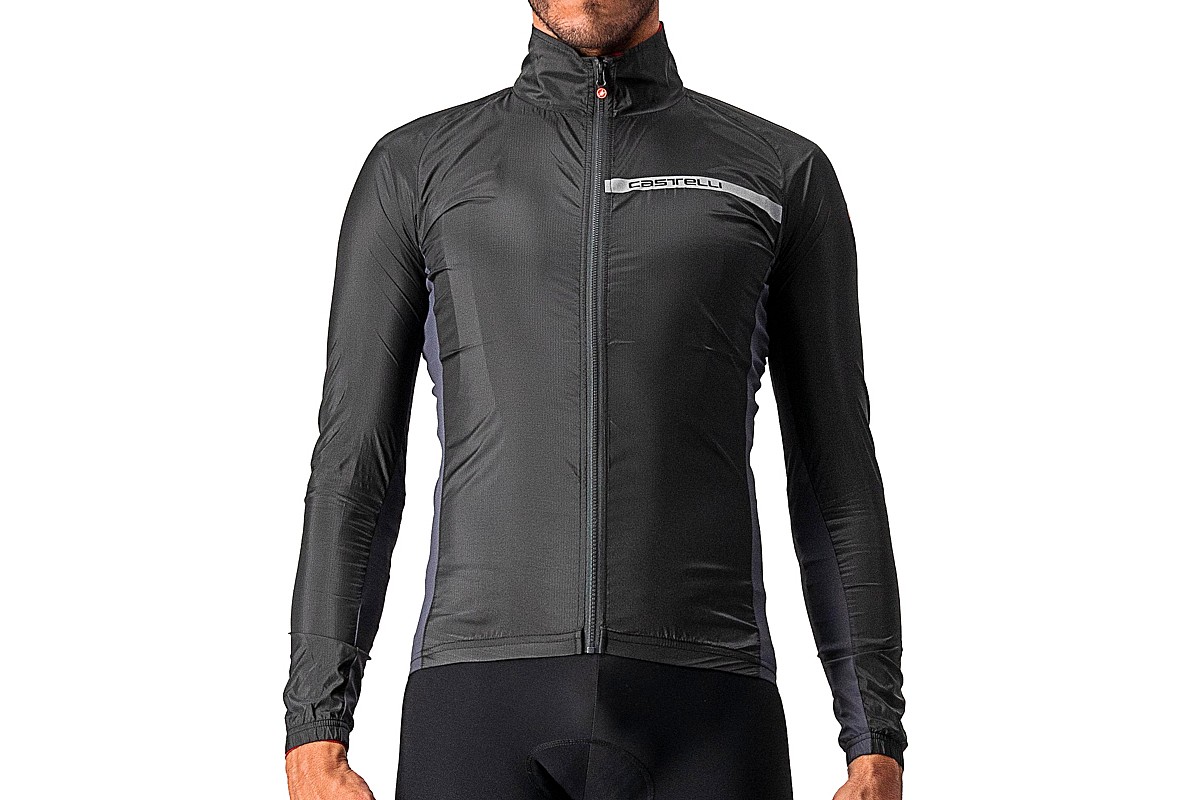 Castelli ウインターサイクルジャケット 黒 Castelli Mens Squadra Stretch Jacket