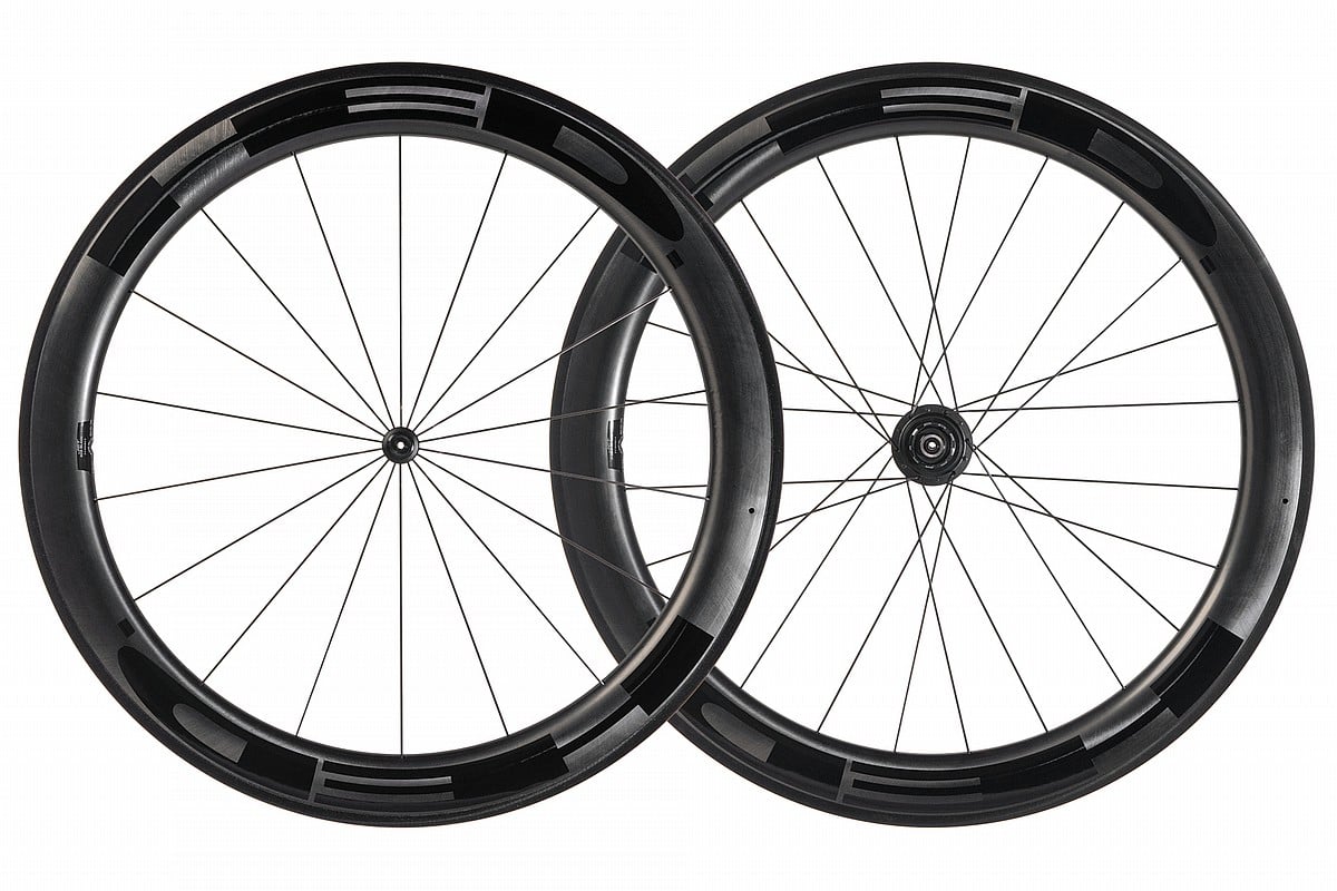 パーツ HED Jet 6 Black HED Jet RC6 Black Rim Brake Carbon Wheelset [J6-1314124 / J6