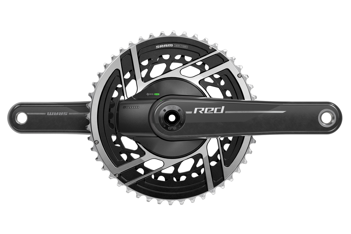 Quarq SRAM RED AXS E1 2x Power Meter Crankset DUB [00.6118.688.011]