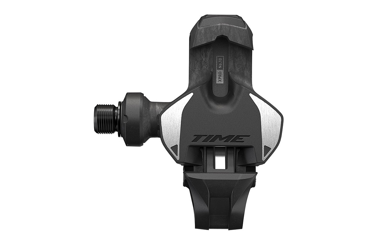 Pédales Time XPRO 10 - Carbone, Sans Clip, Axe 9/16, Noir - Pour Vélo De Route
