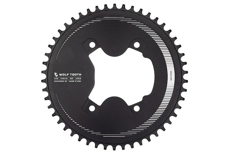 Wolf Tooth Components Aero Chainrings For Shimano GRX [110GR4-R-S