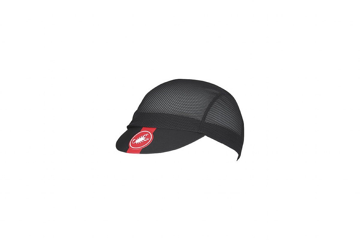 Castelli A//C Ultralight Summer Vented Bicycling Cycling Cap WHITE