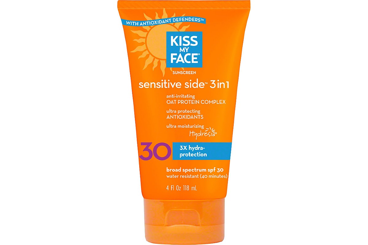 Kiss My Face Sensitive Side 3 in 1 Sunscreen SPF 30 at BikeTiresDirect