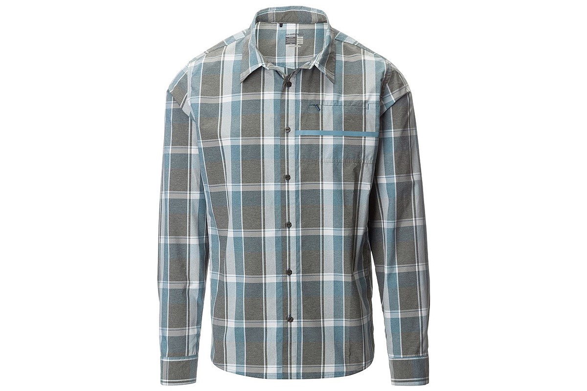 SHIMANO Transit Short Sleeve Check Button Up Jersey Gr XXXL alloy Fahrrad Bike 