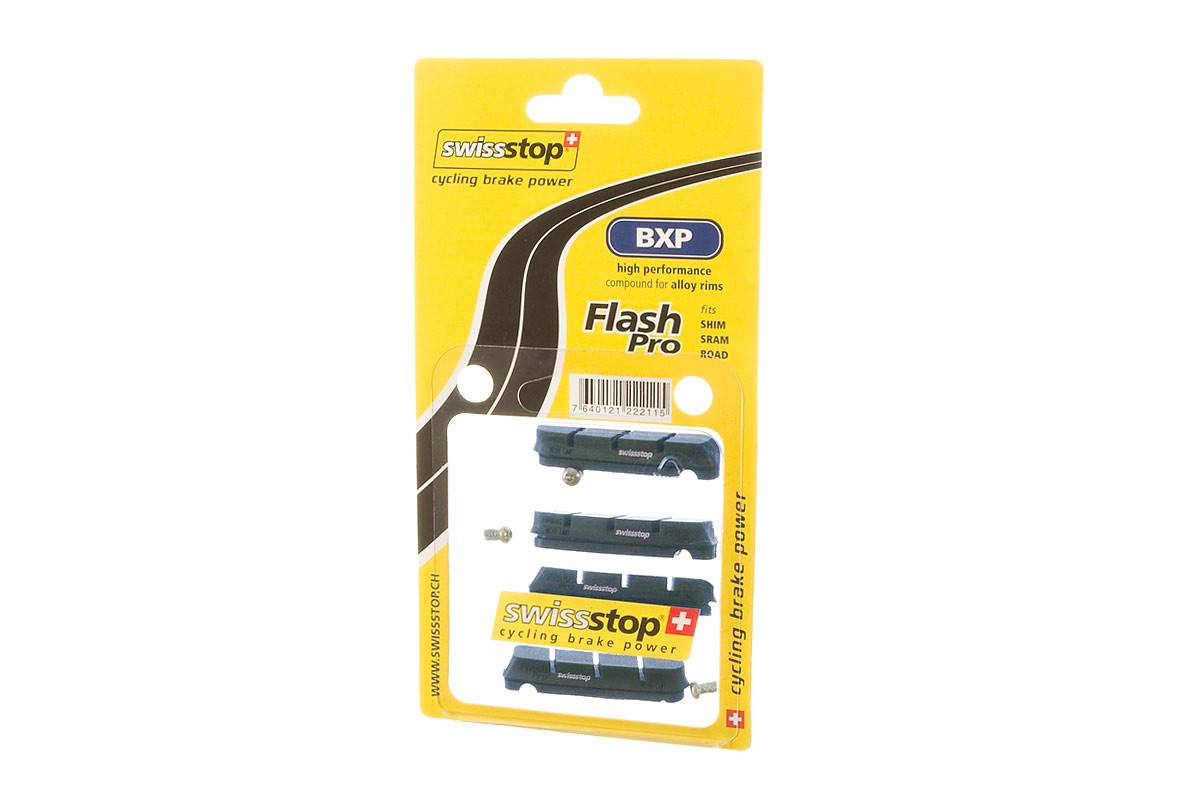 SwissStop BXP Flash Pro Brake Pads Shimano Sram Alloy Rim Road MTB City Bike