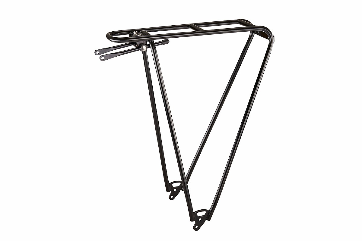 Porte-bagages Tubus Vega Pour Vélo - En Acier 25 CrMo4, Capacité 25 Kg, Design Léger Sans Second Niveau