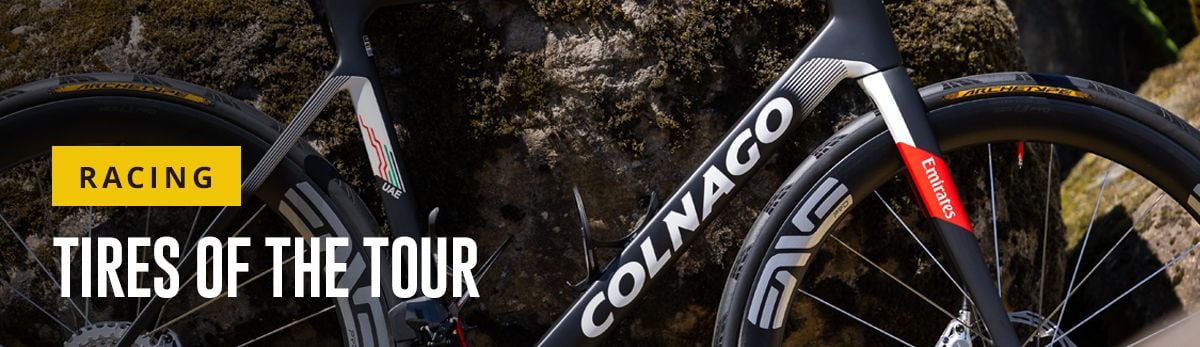 Tires of the Tour with a Colnago V4RS and Continental Archetype