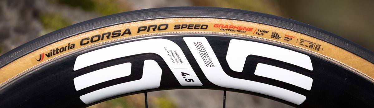 Vittoria Corsa Pro Tire on an ENVE SES 4.5 Wheel