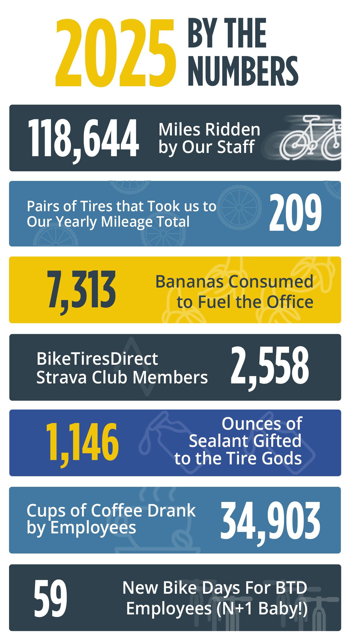 Bike Tires Direct 2025 By The Numbers