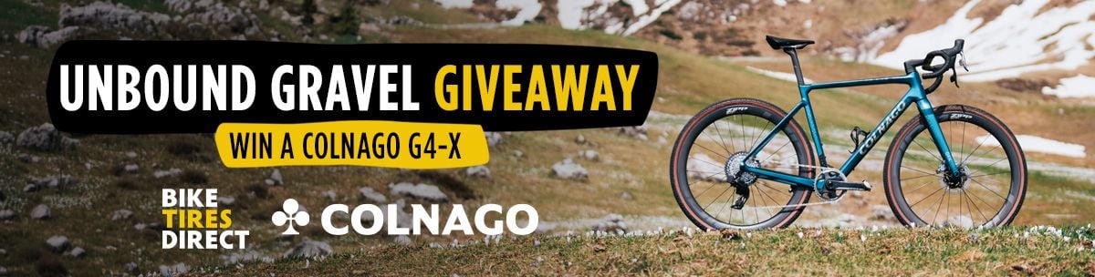 biketiresdirect unbound gravel giveaway&mdash;win a colnago g4-x